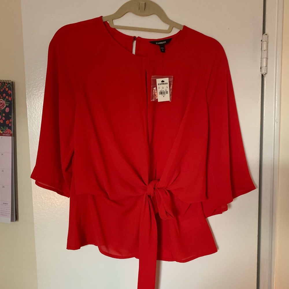Express Red Blouse